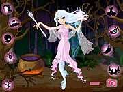 Флеш игра онлайн Хороший макияж ведьмы чародейки / Good Witch Makeover